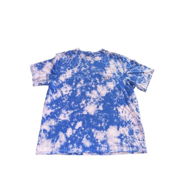 Vineyard Vines American Flag Logo Bleached Tee - Picture 2 of 4